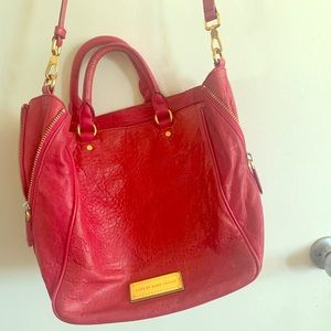 Marc by Marc Jacobs pink leather handbag